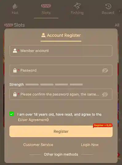br485 registro e login